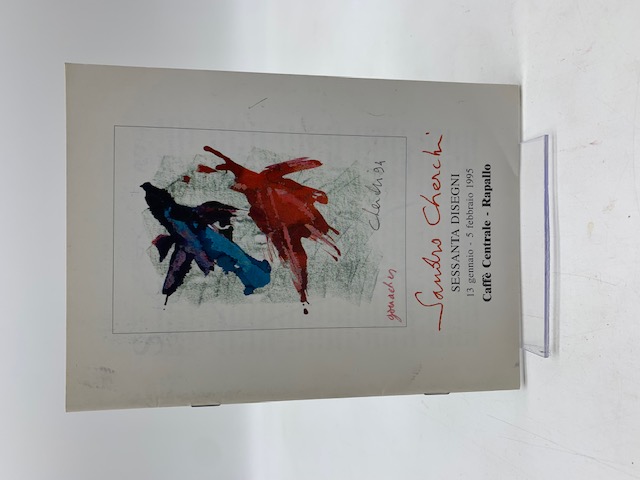 Sandro Cherchi. Sessanta disegni 13 gennaio-5 febbraio 1995. Caffè centrale, Rapallo